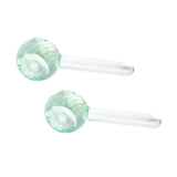 Maxbell 2 Pieces Facial Cooling Ice Globes Ball for Face Neck Care Light Green