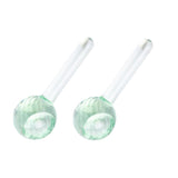 Maxbell 2 Pieces Facial Cooling Ice Globes Ball for Face Neck Care Light Green