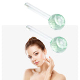 Maxbell 2 Pieces Facial Cooling Ice Globes Ball for Face Neck Care Light Green