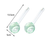 Maxbell 2 Pieces Facial Cooling Ice Globes Ball for Face Neck Care Light Green