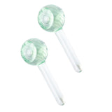 Maxbell 2 Pieces Facial Cooling Ice Globes Ball for Face Neck Care Light Green