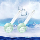 Maxbell 2 Pieces Facial Cooling Ice Globes Ball for Face Neck Care Light Green