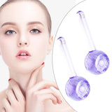 Maxbell 2 Pieces Facial Cooling Ice Globes Ball for Face Neck Care Light Purple