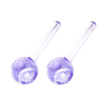 Maxbell 2 Pieces Facial Cooling Ice Globes Ball for Face Neck Care Light Purple