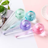 Maxbell 2 Pieces Facial Cooling Ice Globes Ball for Face Neck Care Light Purple