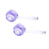 Maxbell 2 Pieces Facial Cooling Ice Globes Ball for Face Neck Care Light Purple