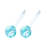 Maxbell 2 Pieces Facial Cooling Ice Globes Ball for Face Neck Care Light Blue