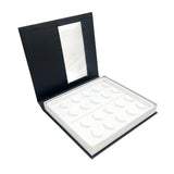 Maxbell Portable Lash Book Storage Eyelashes Case Lahses Holder Container Organizer White Tray  Black