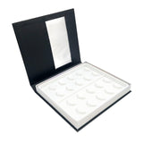 Maxbell Portable Lash Book Storage Eyelashes Case Lahses Holder Container Organizer White Tray  Black