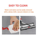 Maxbell Kitchen Mat Cushioned Runner Floor Mat Rug Thick PVC for Home Sink Bedroom Gray 2 Pieces