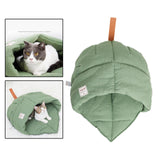 Maxbell Soft Leaf Shape Pet Dog Cat Bed House Puppy Cats Warm Cushion Basket S M L