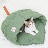 Maxbell Soft Leaf Shape Pet Dog Cat Bed House Puppy Cats Warm Cushion Basket S M L