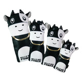 Maxbell 4Pcs Embroidered Golf Club Head Cover Driver Wood Headcover Protector Black