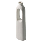Maxbell Modern Ceramic Flower Vase for Living Room Office Desktop Flower Arrangement 24x6cm
