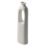 Maxbell Modern Ceramic Flower Vase for Living Room Office Desktop Flower Arrangement 24x6cm