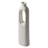 Maxbell Modern Ceramic Flower Vase for Living Room Office Desktop Flower Arrangement 24x6cm
