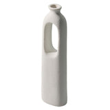 Maxbell Modern Ceramic Flower Vase for Living Room Office Desktop Flower Arrangement 24x6cm