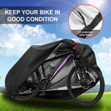 Maxbell Bike Cover Rain Dust UV Waterproof Protector Outdoor Bicycle Covers Black