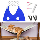 Maxbell Pet Grooming Hammock Fixing Claw Professional for Ear Removal Cat L Blue