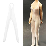 Maxbell 1:6 Female Jumpsuit Clothes for 12inch HT Action Figure Clothing White