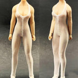 Maxbell 1:6 Female Jumpsuit Clothes for 12inch HT Action Figure Clothing White