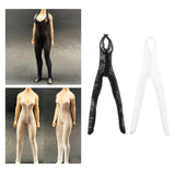 Maxbell 1:6 Female Jumpsuit Clothes for 12inch HT Action Figure Clothing White