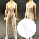 Maxbell 1:6 Female Jumpsuit Clothes for 12inch HT Action Figure Clothing White