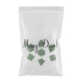 Maxbell  7 PCS Antique Acrylic Polyhedral Dice DND RPG Role Playing Game Toys Green