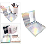 Maxbell Portable Lash Book Storage Eyelashes Case Lahses Holder Container Organizer Clear Tray  Silver