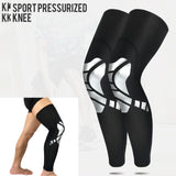 Maxbell 1X Knee Sleeve Compression Brace Support Sport Joint Pain Arthritis Relief Black and Sliver M