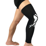Maxbell 1X Knee Sleeve Compression Brace Support Sport Joint Pain Arthritis Relief Black and Sliver M