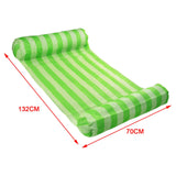 Maxbell Water Hammock Floating Pool Loungers for Swimming Pool Green white