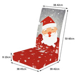 Maxbell Chair Covers Christmas Decor Printed Slipcovers Home Decor Universal Size style 3