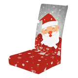 Maxbell Chair Covers Christmas Decor Printed Slipcovers Home Decor Universal Size style 3