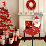 Maxbell Chair Covers Christmas Decor Printed Slipcovers Home Decor Universal Size style 3