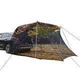 Maxbell 1pc Foldable Extension Tent Car Tail Outdoor Lightweight Sun Shelter Canopy Camouflage