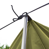 Maxbell 1pc Foldable Extension Tent Car Tail Outdoor Lightweight Sun Shelter Canopy Army Green