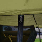 Maxbell 1pc Foldable Extension Tent Car Tail Outdoor Lightweight Sun Shelter Canopy Army Green