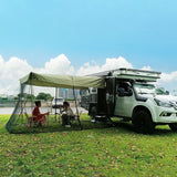 Maxbell 1pc Foldable Extension Tent Car Tail Outdoor Lightweight Sun Shelter Canopy Army Green