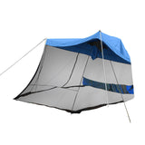 Maxbell 1pc Foldable Extension Tent Car Tail Outdoor Lightweight Sun Shelter Canopy Blue