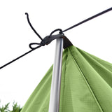 Maxbell 1pc Foldable Extension Tent Car Tail Outdoor Lightweight Sun Shelter Canopy Green