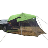 Maxbell 1pc Foldable Extension Tent Car Tail Outdoor Lightweight Sun Shelter Canopy Green