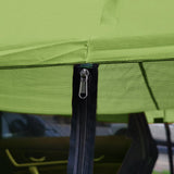 Maxbell 1pc Foldable Extension Tent Car Tail Outdoor Lightweight Sun Shelter Canopy Green