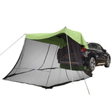 Maxbell 1pc Foldable Extension Tent Car Tail Outdoor Lightweight Sun Shelter Canopy Green