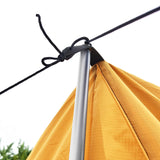 Maxbell 1pc Foldable Extension Tent Car Tail Outdoor Lightweight Sun Shelter Canopy Yellow