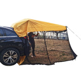 Maxbell 1pc Foldable Extension Tent Car Tail Outdoor Lightweight Sun Shelter Canopy Yellow