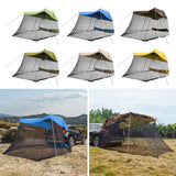 Maxbell 1pc Foldable Extension Tent Car Tail Outdoor Lightweight Sun Shelter Canopy Yellow