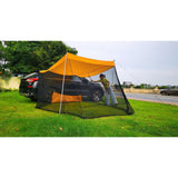 Maxbell 1pc Foldable Extension Tent Car Tail Outdoor Lightweight Sun Shelter Canopy Yellow