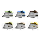 Maxbell 1pc Foldable Extension Tent Car Tail Outdoor Lightweight Sun Shelter Canopy Yellow