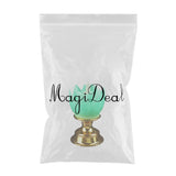 Maxbell Lotus Lamp Solemn Holy Buddhist light for Outdoor Decorative Shrine Green